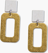 Nickel & Suede Logan Earrings
