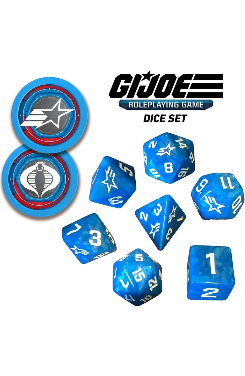 Renegade Game Studios G.I. JOE Roleplaying Game Dice Set, Alternate, color, Multicolored