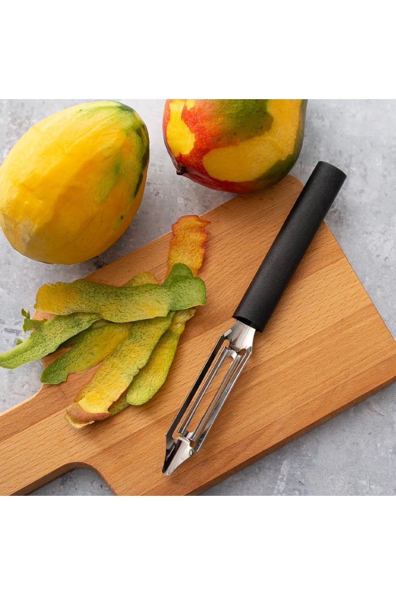 Cutlery 2-Inch Deluxe Vegetable Peeler with Straight Blade, Alternate, color, Black