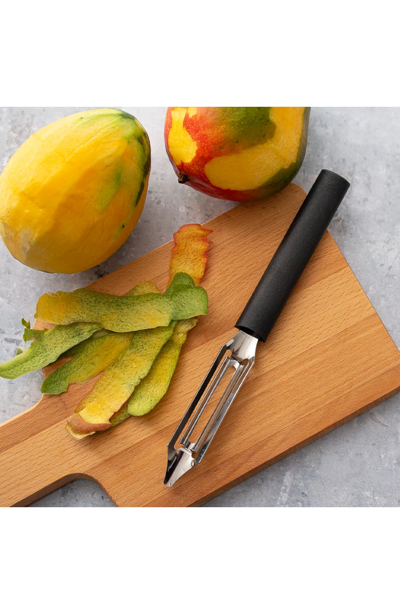 Rada Cutlery 2-Inch Deluxe Vegetable Peeler with Straight Blade, Alternate, color, Black