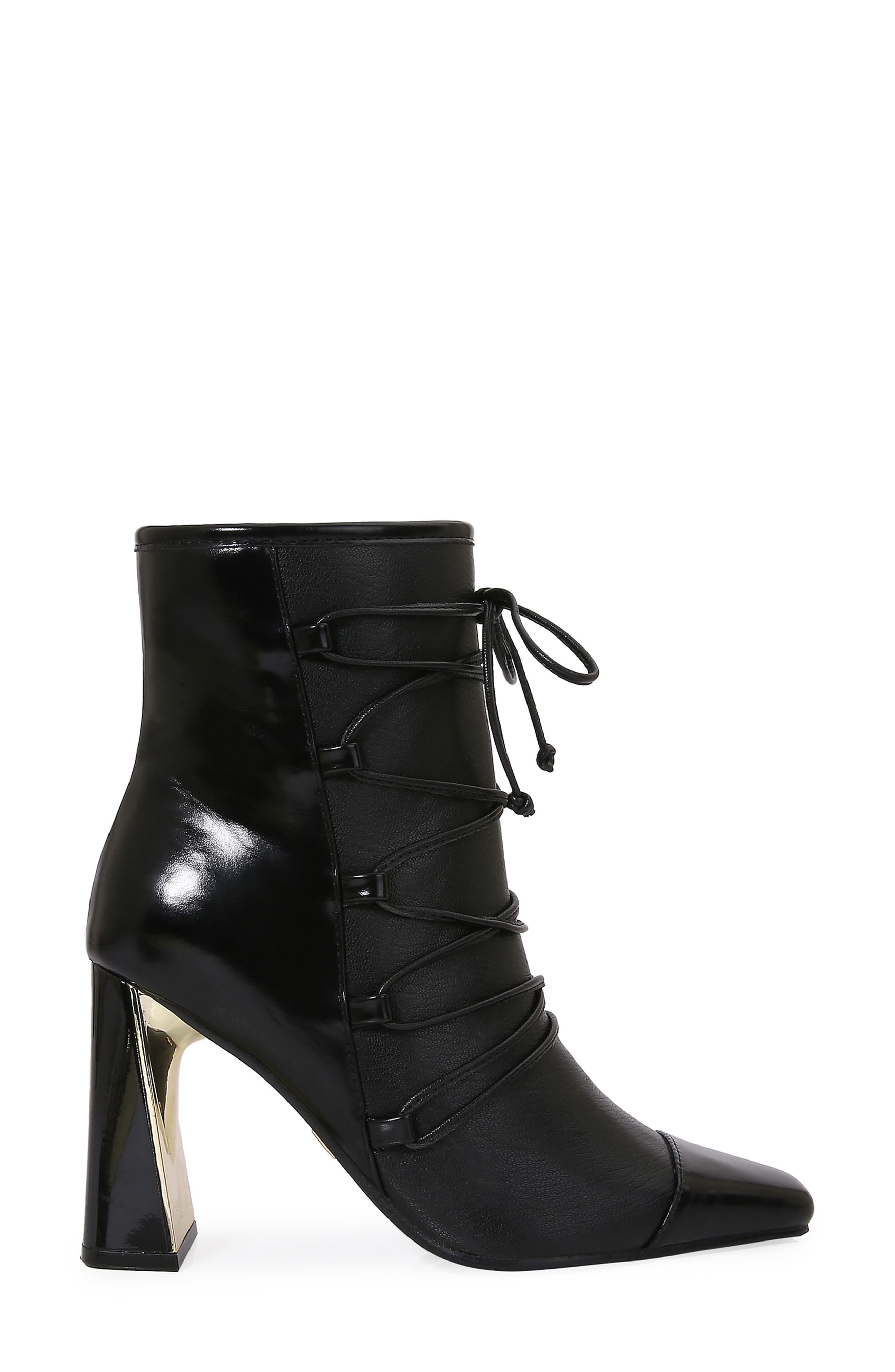 NINETY UNION Farah Square Toe Bootie, Alternate, color, Black