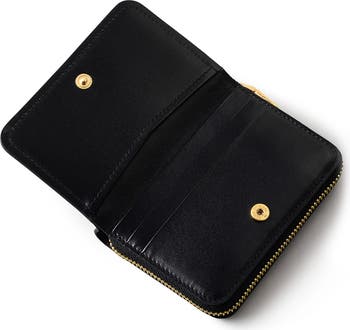 Bow Street Small Zip Leather Wallet