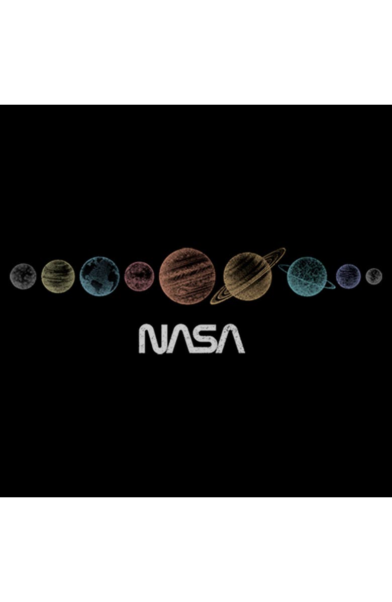 NASA Men's NASA Logo Planets Graphic T-Shirt, Alternate, color, Black
