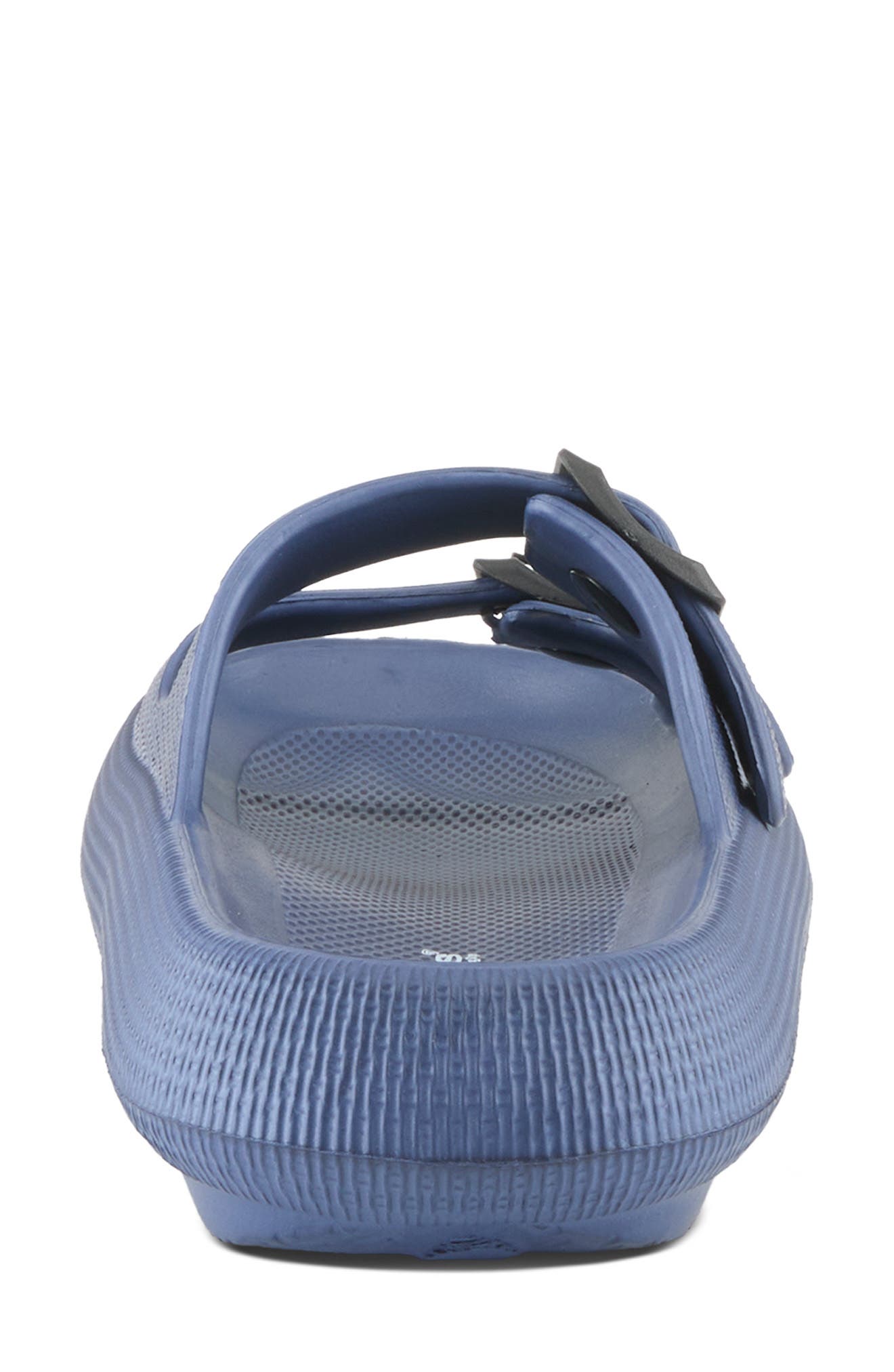 Flexus by Spring Step Bubbles Waterproof Slide Sandal, Alternate, color, Navy