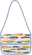 Collection XIIX Beaded Sardines Baguette Shoulder Bag