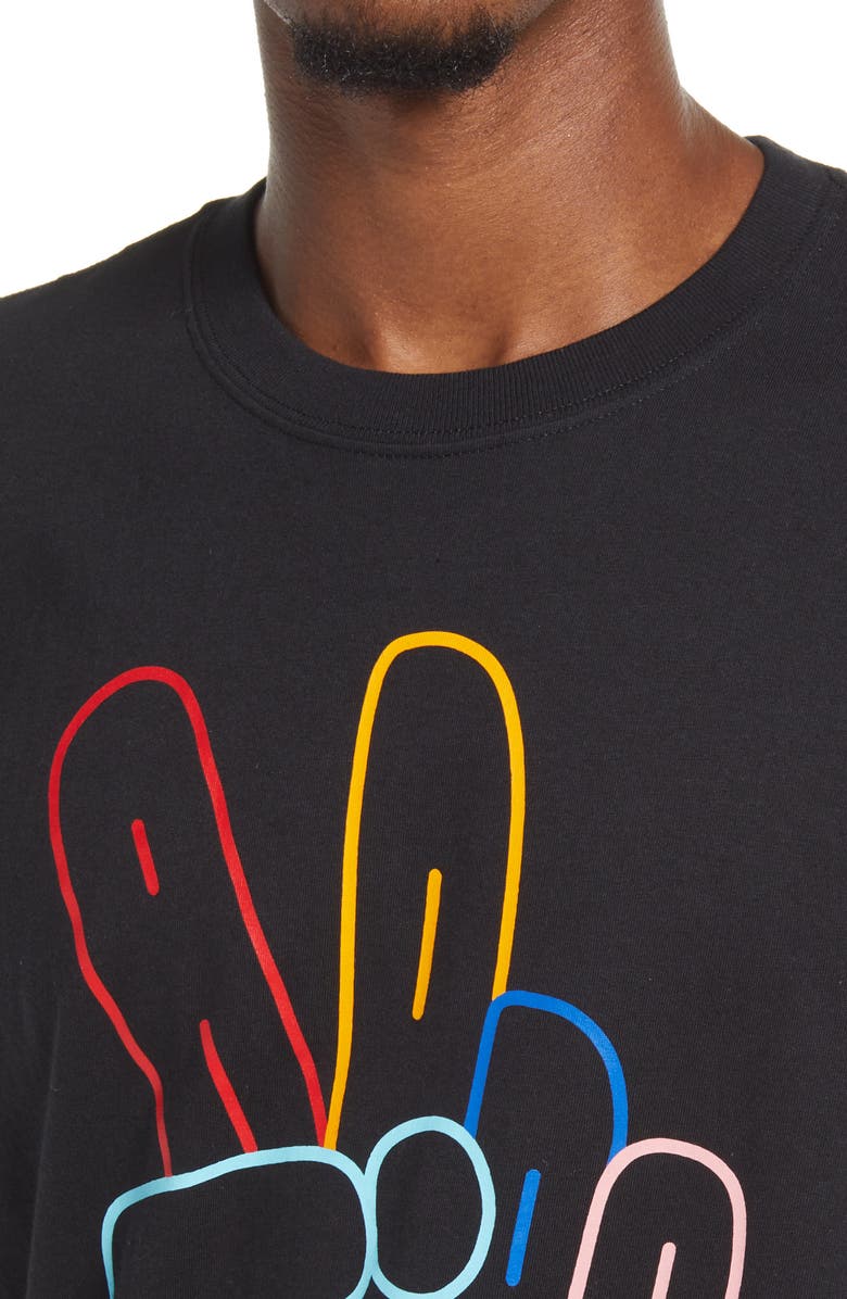 adidas Originals addidas Originals Men's OG Peace Sign Graphic Tee, Alternate, color, 