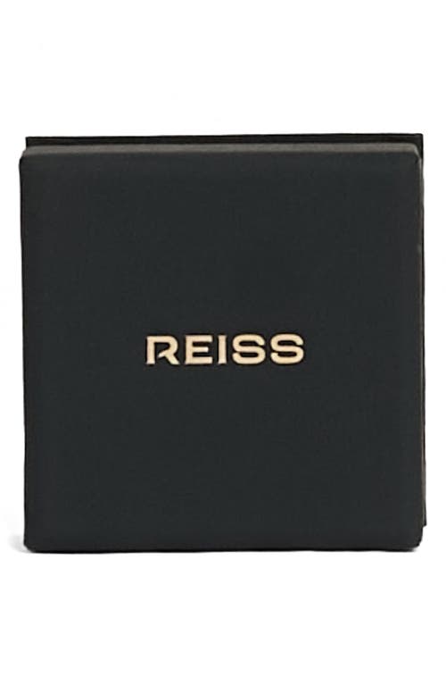 Reiss Monisha Molten Bangle In Gold Tone