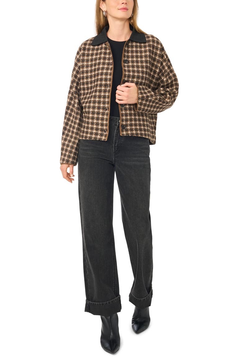 Button Front Sweater Jacket, Alternate, color, MEDIUM HEATHER GREY