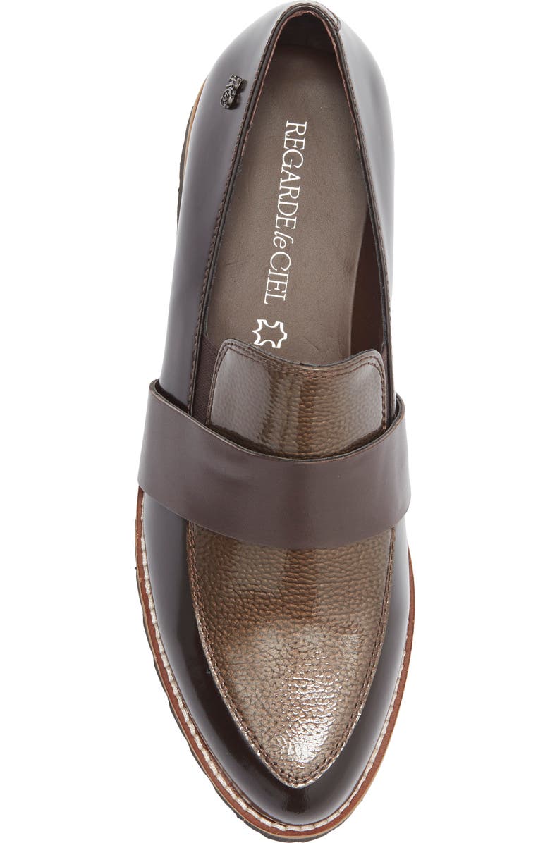 Regarde Le Ciel Maisha Loafer, Alternate, color, Smooty/ Rock/ Glove Dk Brown