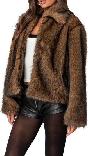 EDIKTED Faux Fur Jacket | Nordstrom