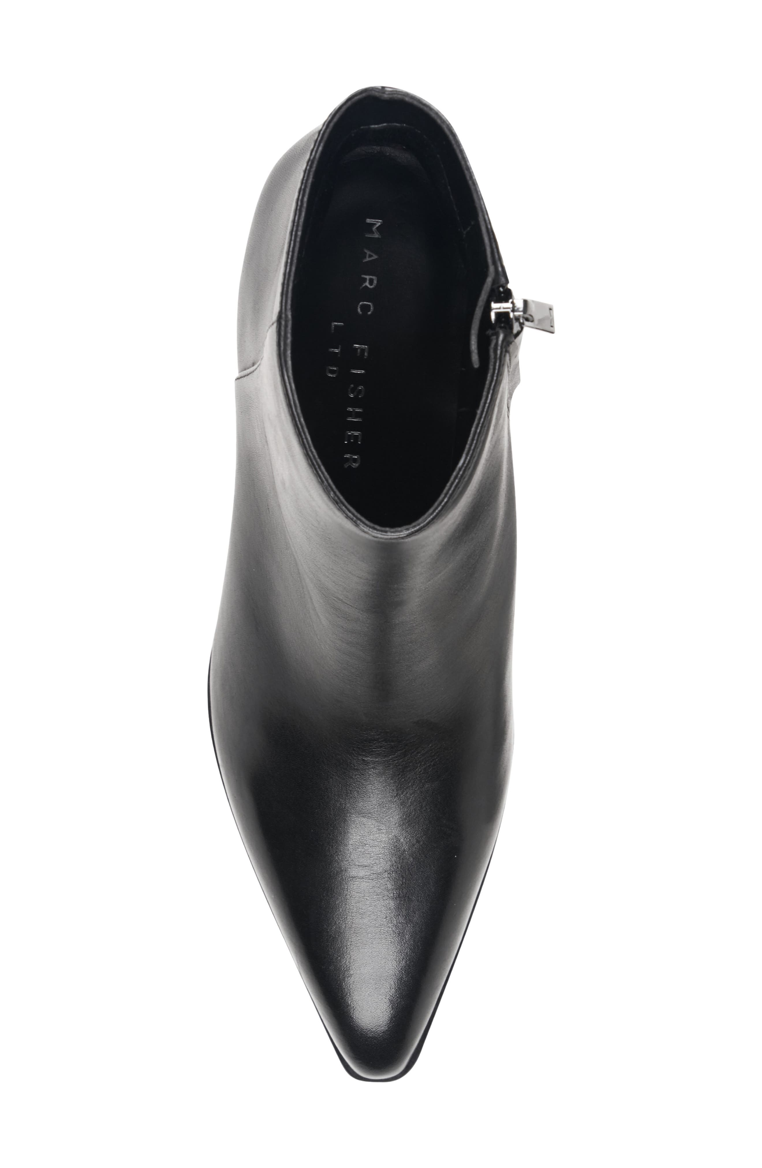 Tarrin Pointed Toe Bootie, Alternate, color, BLACK