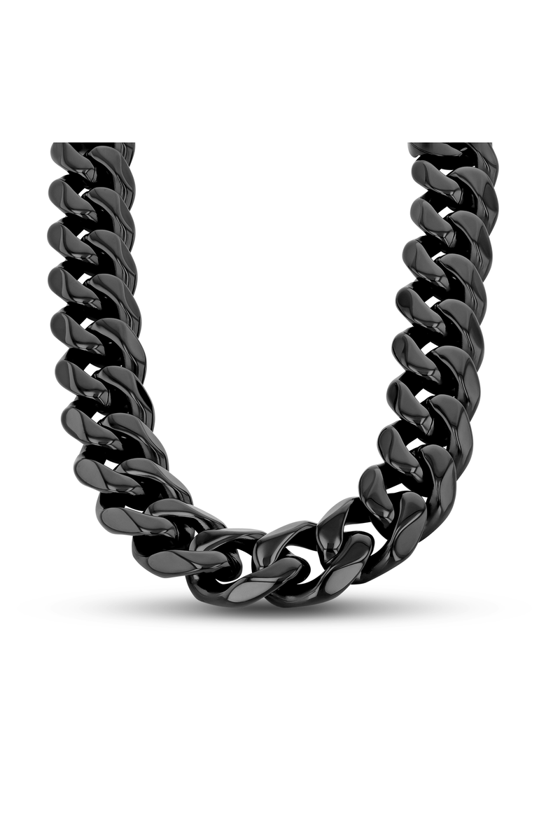 Stainless Steel Chain, Alternate, color, Black