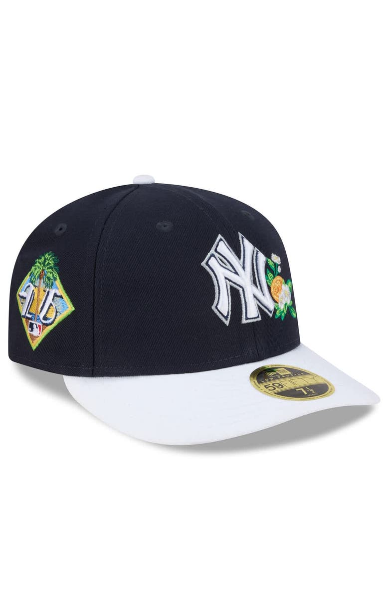 New Era Men's New Era  Navy/White New York Yankees 2026 Spring Training Low Profile 59FIFTY Fitted Hat, Main, color, Navy