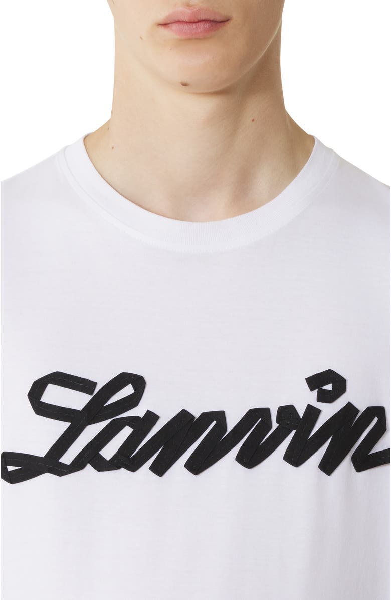 Lanvin White Lanvin Ribbon T-Shirt, Alternate, color, Optic White