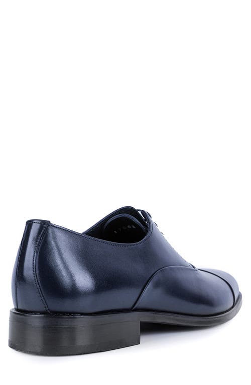 Vellapais Dinero Perforated Oxford In Navy Blue