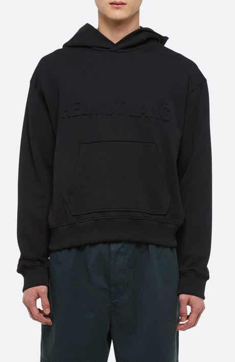 Helmut Lang Embossed Studio Logo Hoodie