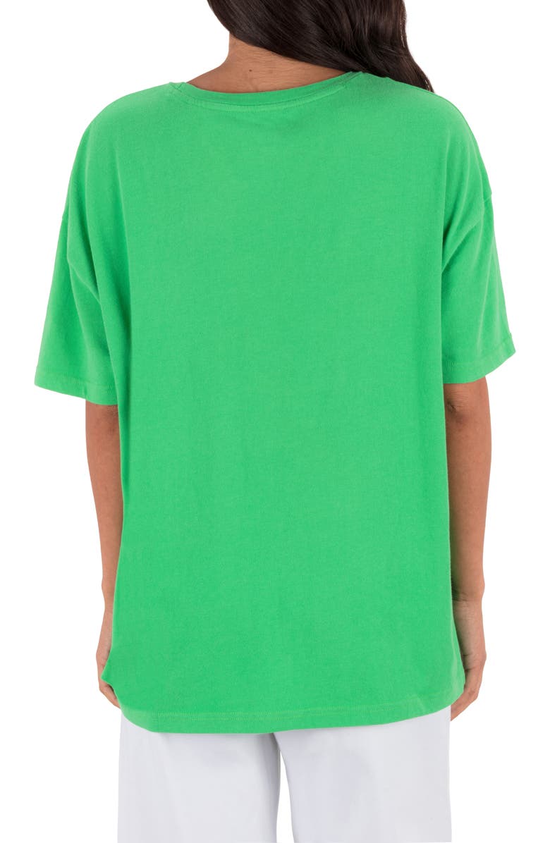 Hurley Ex Libris Boyfriend Tee, Alternate, color, Island Green