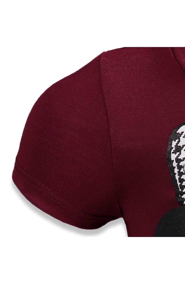 Disney Minnie Mouse T-Shirt & Leggings Set, Alternate, color, Wine Red