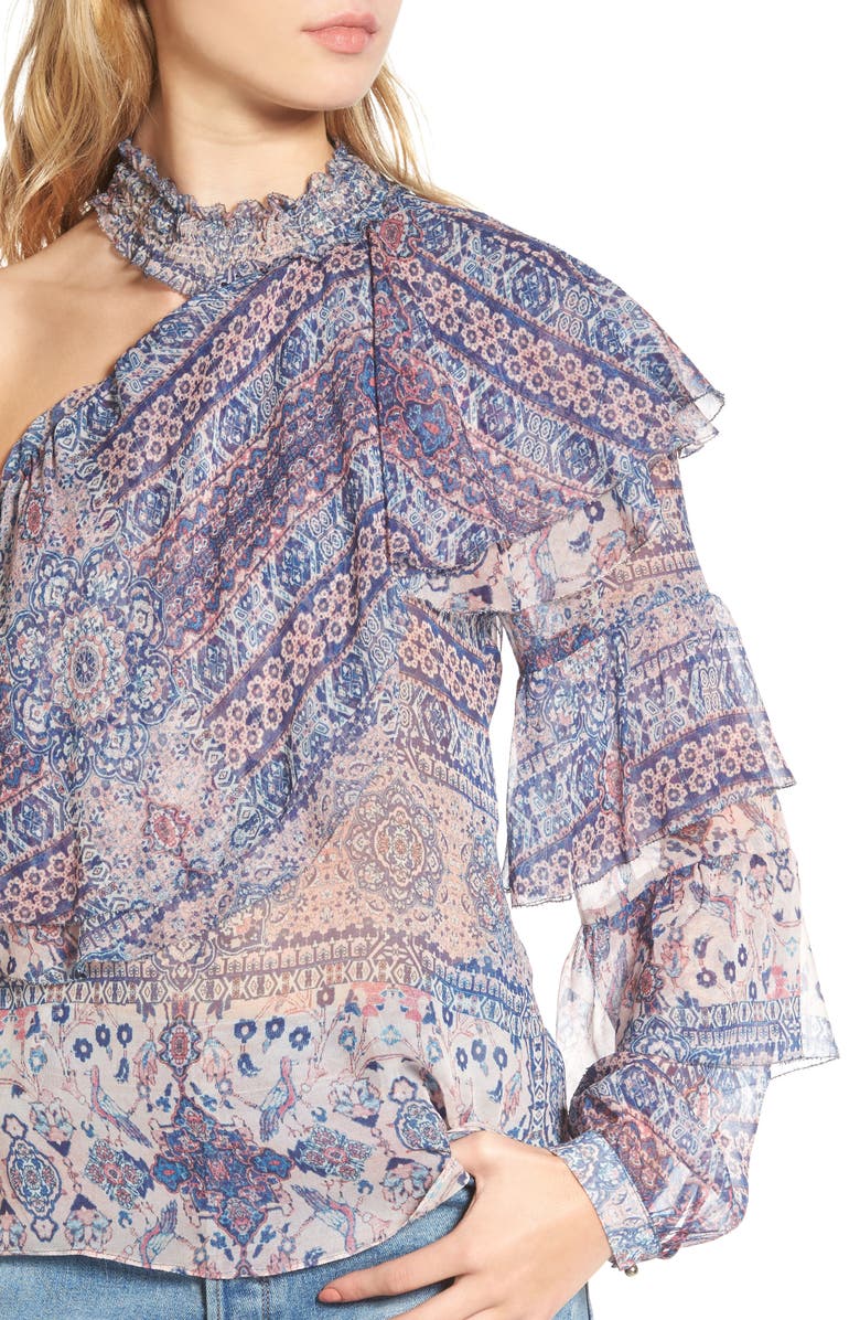 Parker Ophelia Silk Blouse, Alternate, color,