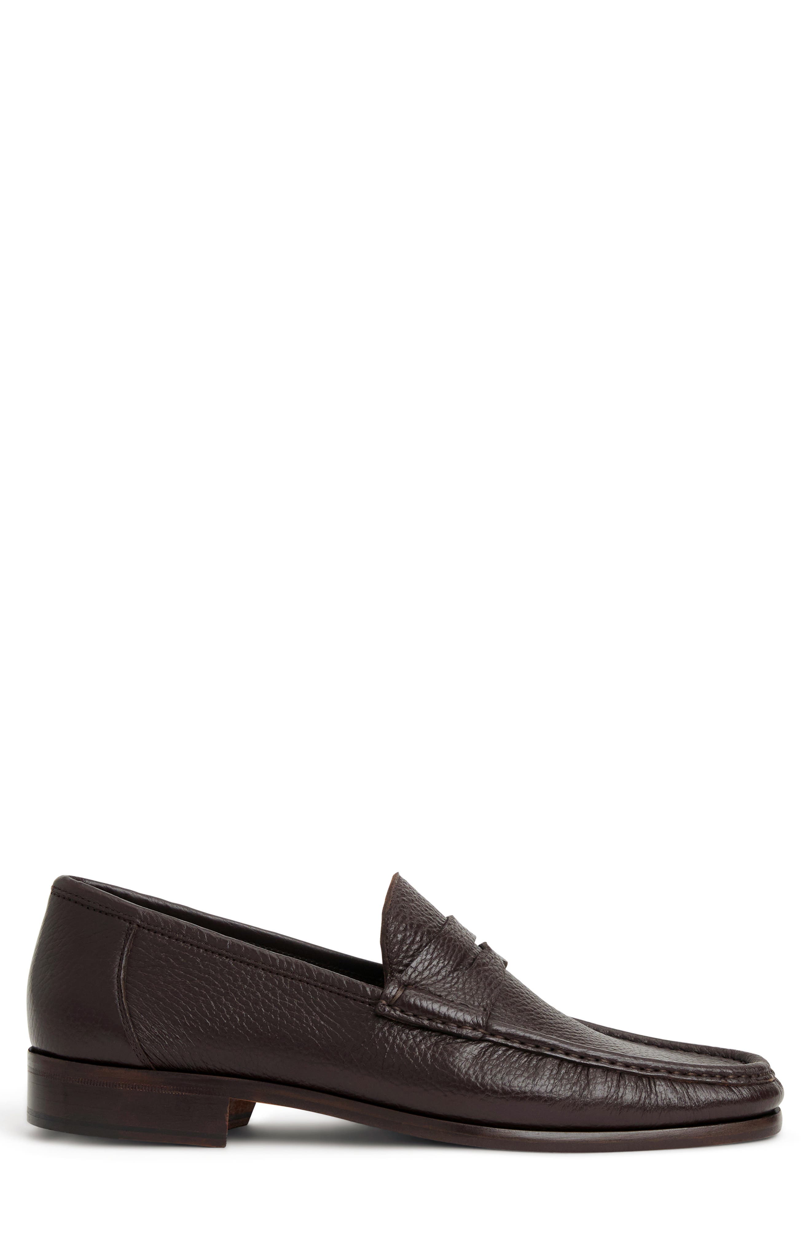 Bruno Magli Tonio Penny Loafer, Alternate, color, Dark Brown Cervo
