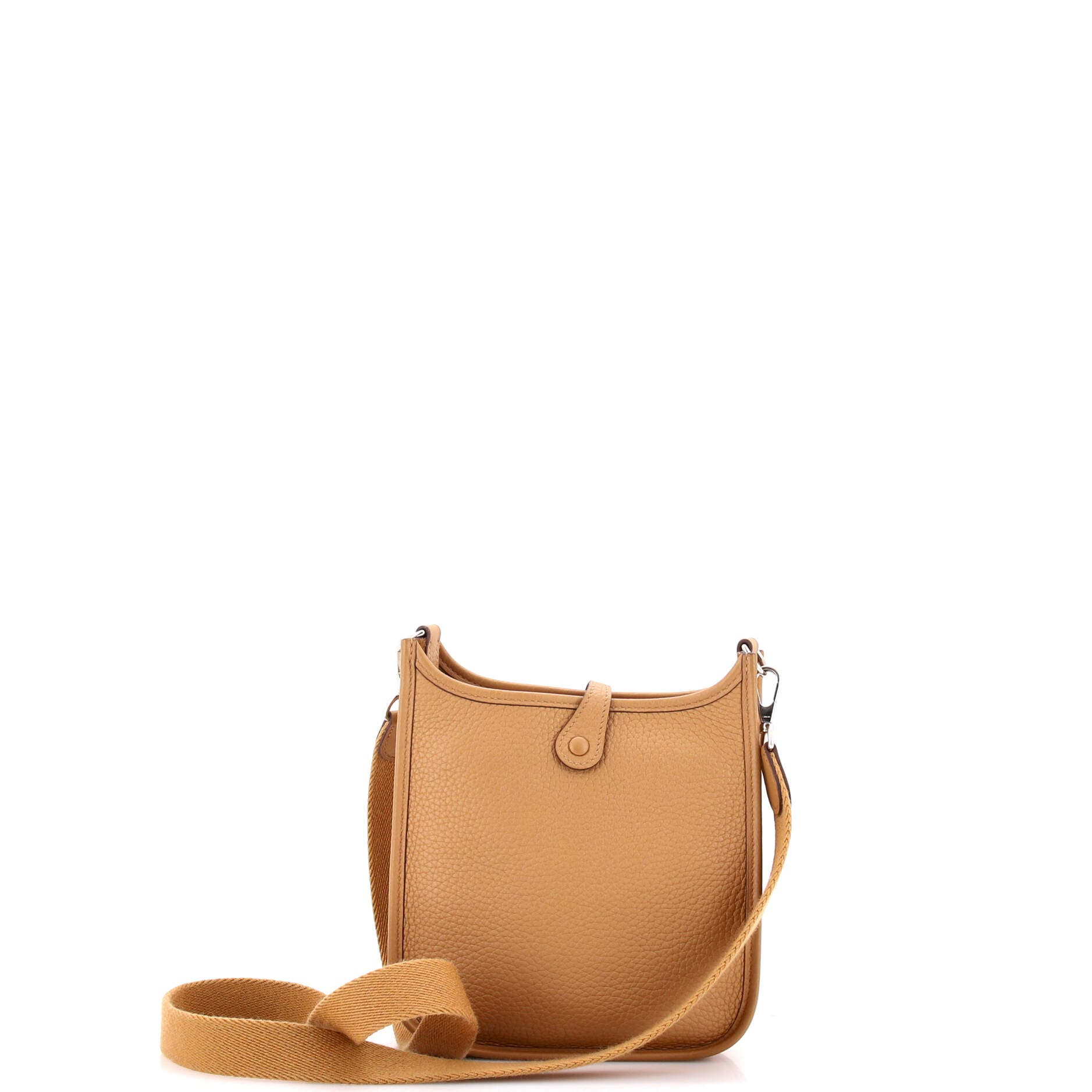 Pre-Owned Hermes Evelyne Bag Gen III Clemence TPM, Alternate, color, Biscuit
