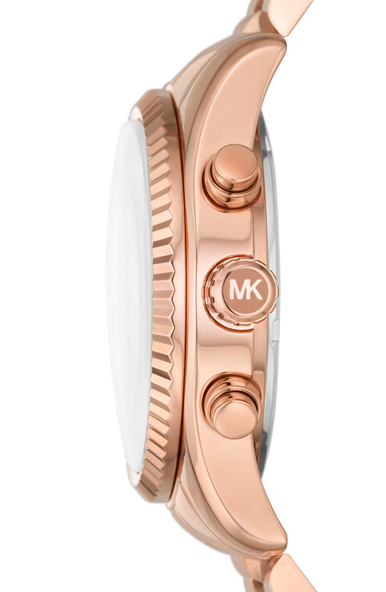 Michael Kors MICHAEL Michael Kors Lexington Chronograph Bracelet Watch, Alternate, color, 