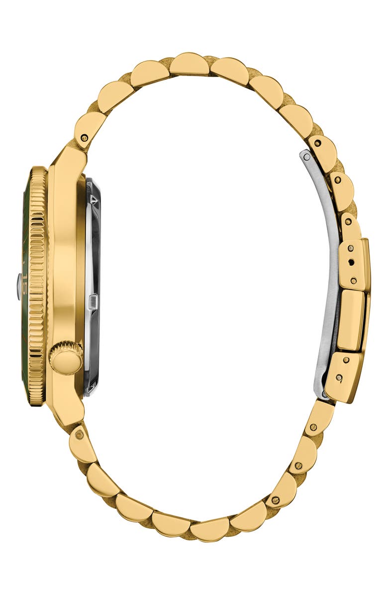 Citizen TSUYOSA Shore Goldtone Automatic Bracelet Watch, 40mm, Alternate, color, Green/ Gold-Tone