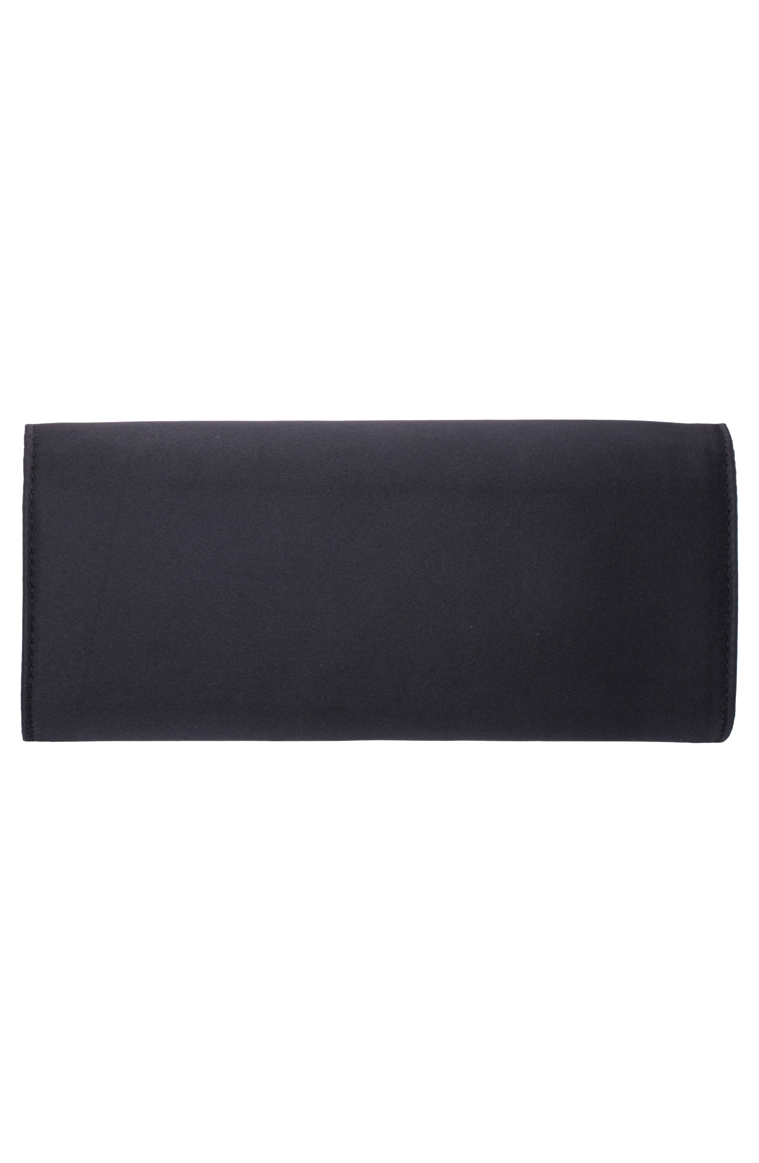 Nina Twila Envelope Clutch, Alternate, color, Black