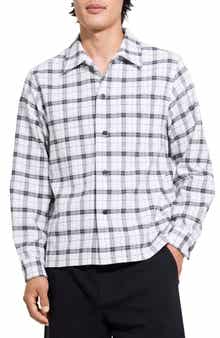 Button-Up in Checked Cotton Shirt