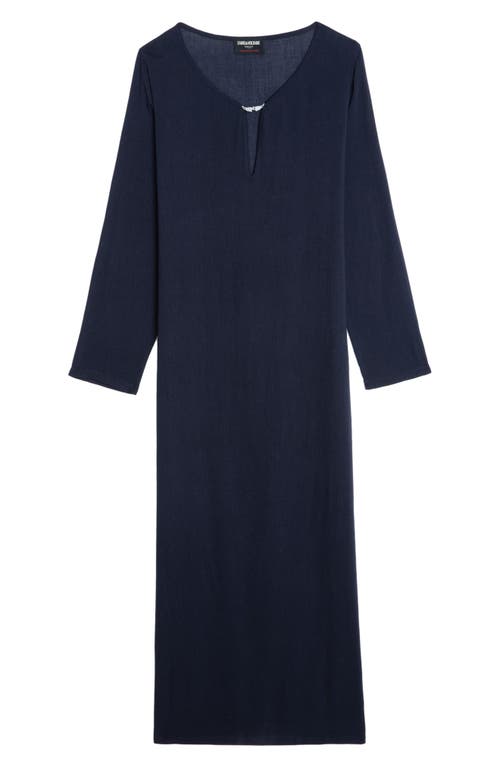 Zadig & Voltaire Delia V Long Sleeve Maxi Dress