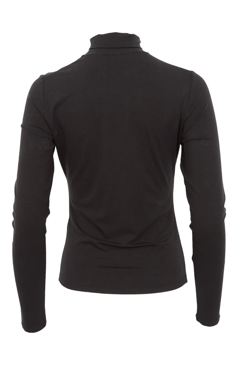 Lords of Harlech Kate Stretch Knit Turtleneck, Alternate, color, Black