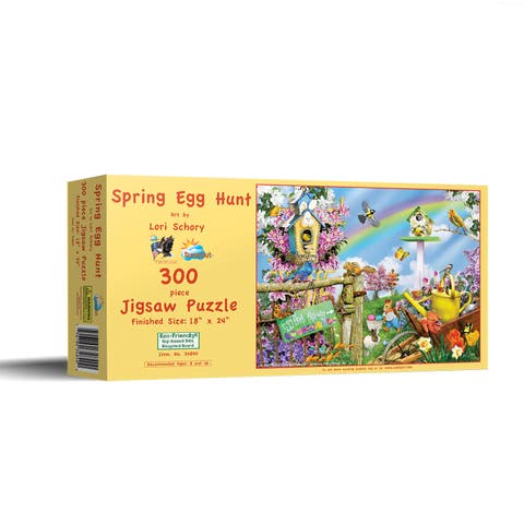 Spring Egg Hunt 300 piece Jigsaw Puzzle for Adults