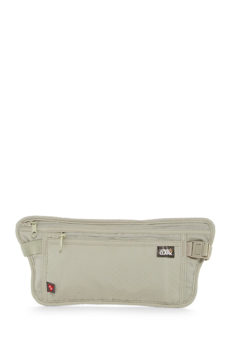 LEWIS N CLARK RFID Waist Stash, Main, color,