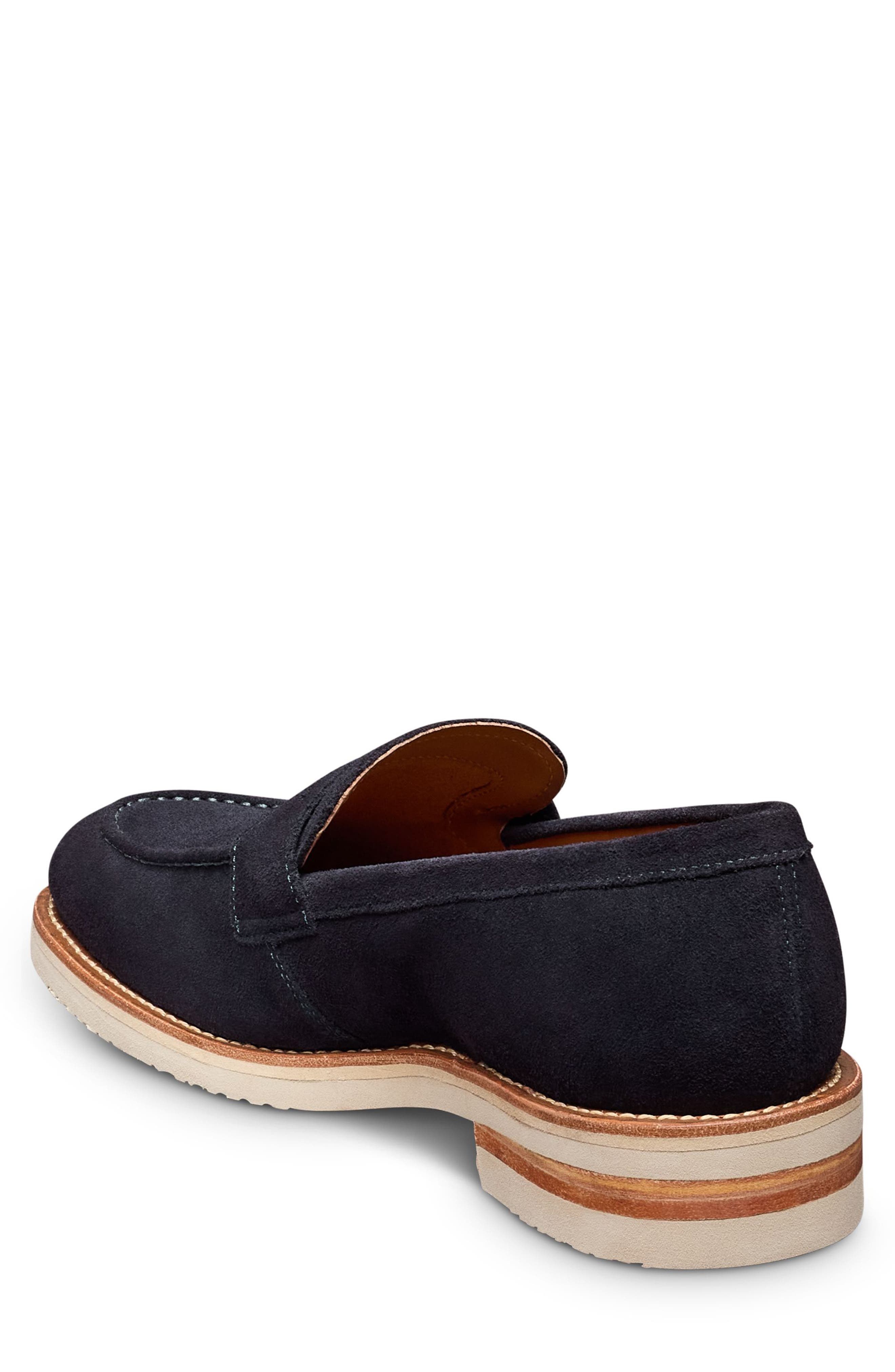 Allen Edmonds Damon Penny Loafer, Alternate, color, Navy