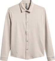 Vuori Ponto Knit Button-Up Shirt