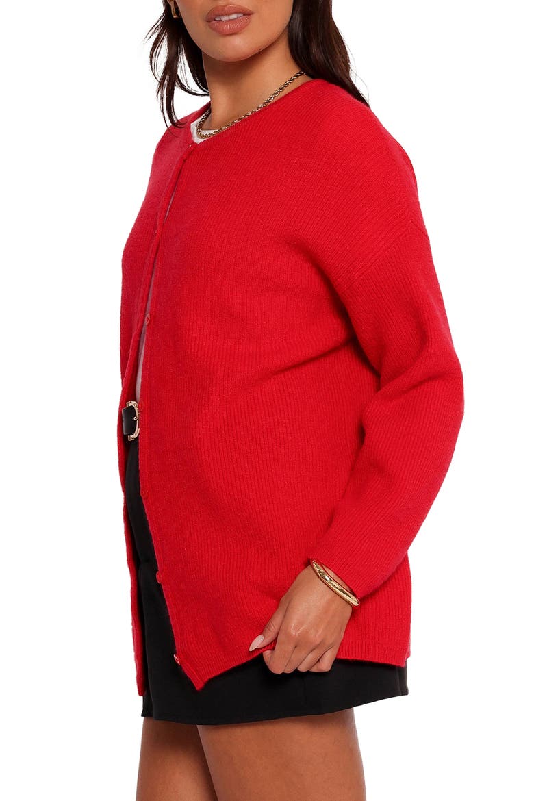 Astor Cardigan, Alternate, color, RED