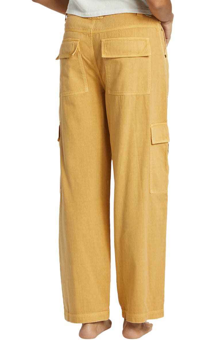 Billabong Walk Along Wide Leg Cargo Pants, Alternate, color, 