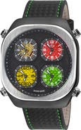 GV2 Mens Swiss Quattro 4 Time Zones