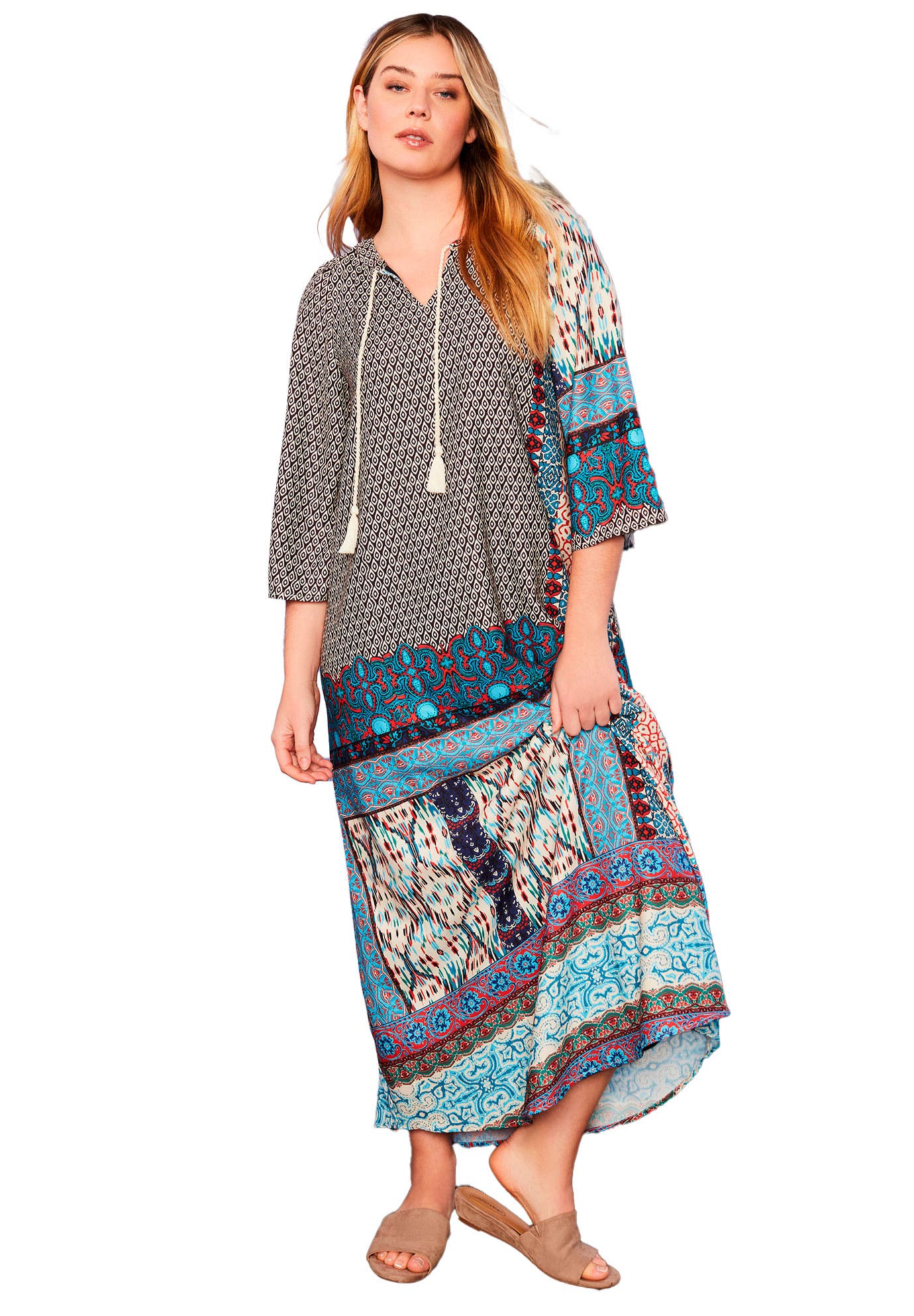 Boho Maxi Dress - image 3