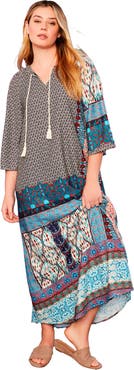 June + Vie Boho Maxi Dress