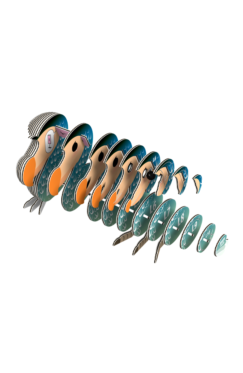 Eugy Puzzles Dodo 3D Puzzle, Alternate, color, NO COLOR