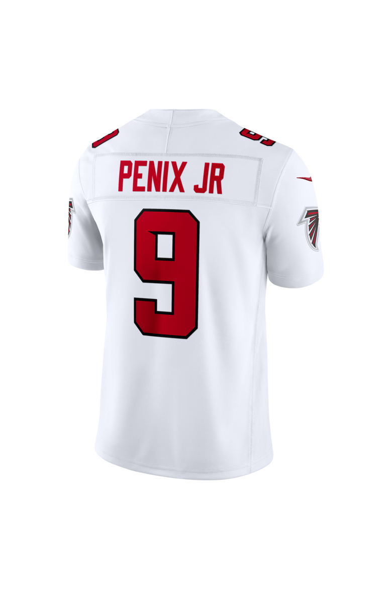 Men's Nike Michael Penix Jr. White Atlanta Falcons Vapor F.U.S.E. Stitched Limited Jersey, Alternate, color, White