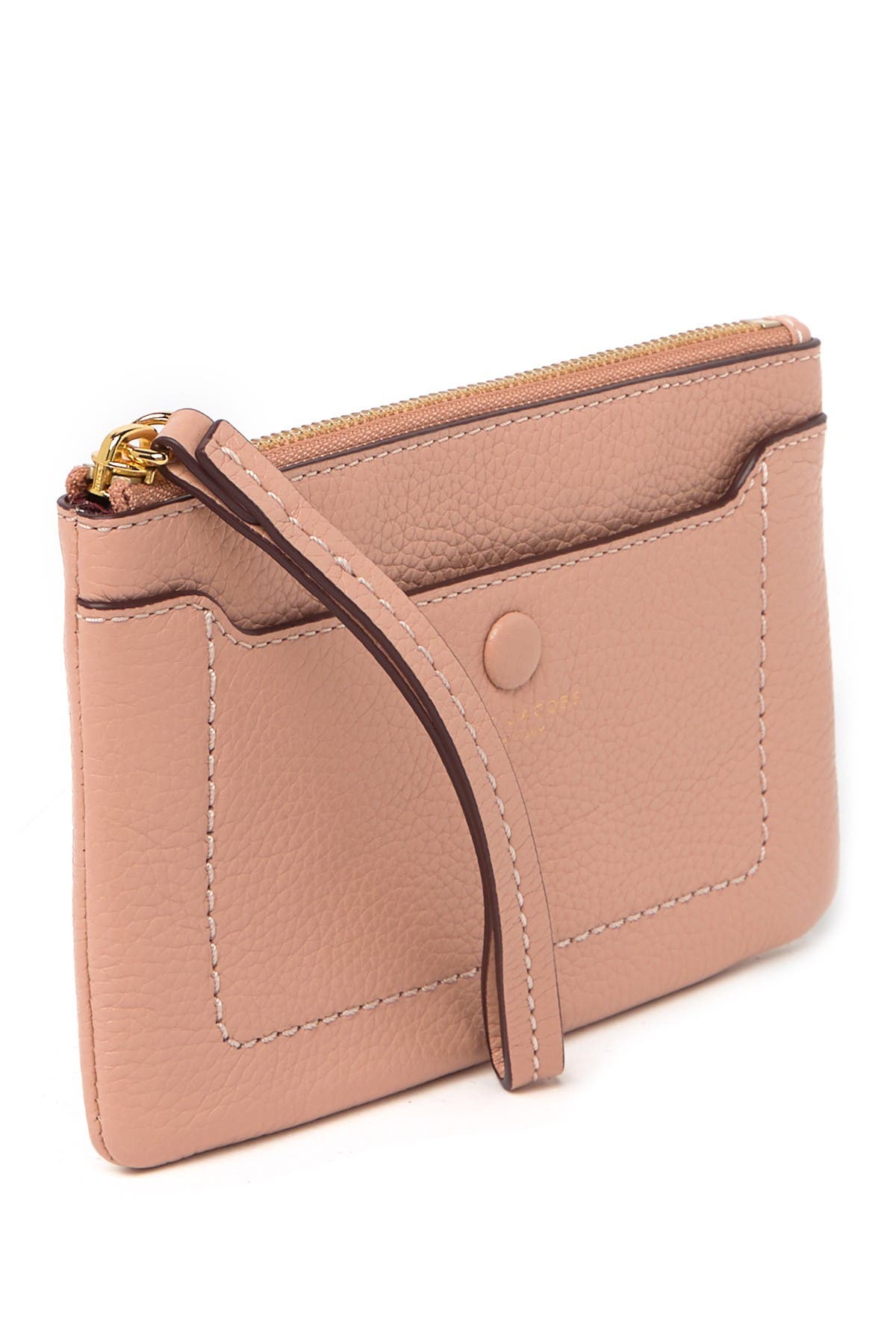 Marc Jacobs Empire City Leather Wristlet, Alternate, color, 