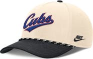 Nike Men's Nike Natural/Black Chicago Cubs Cooperstown Collection Rise Adjustable Hat