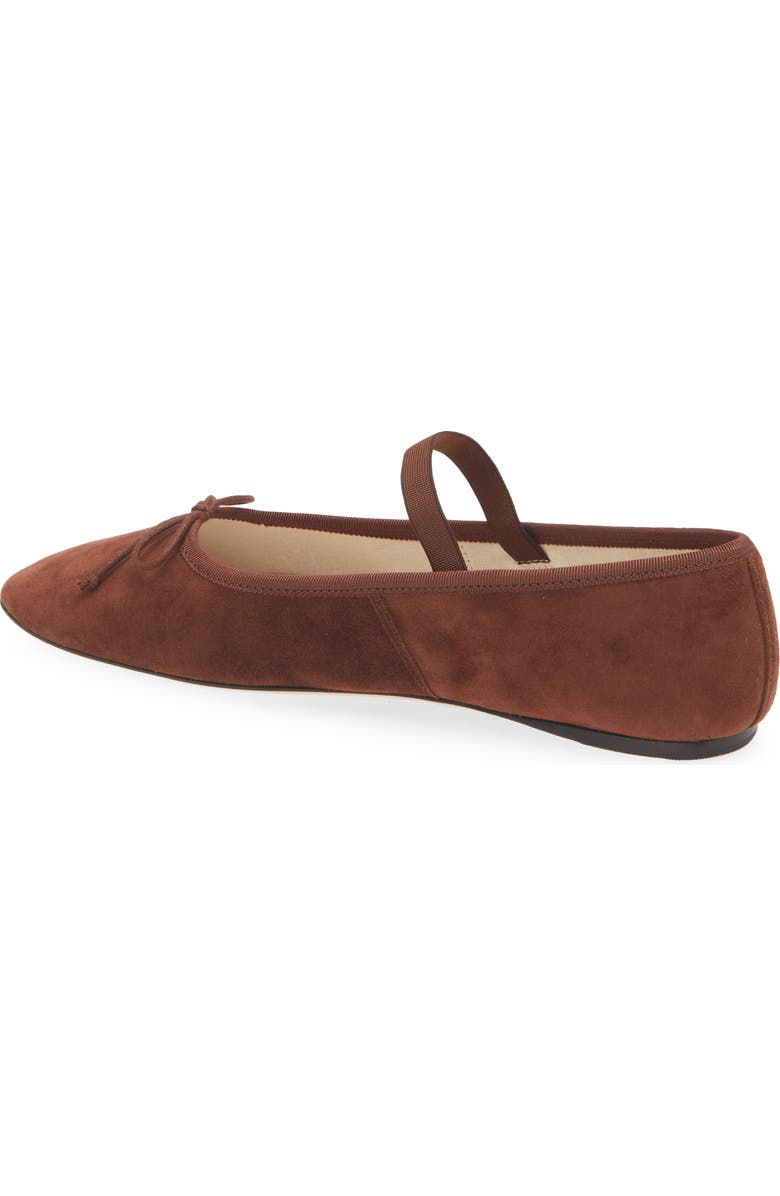 Loeffler Randall Leonie Mary Jane Flat, Alternate, color, Espresso