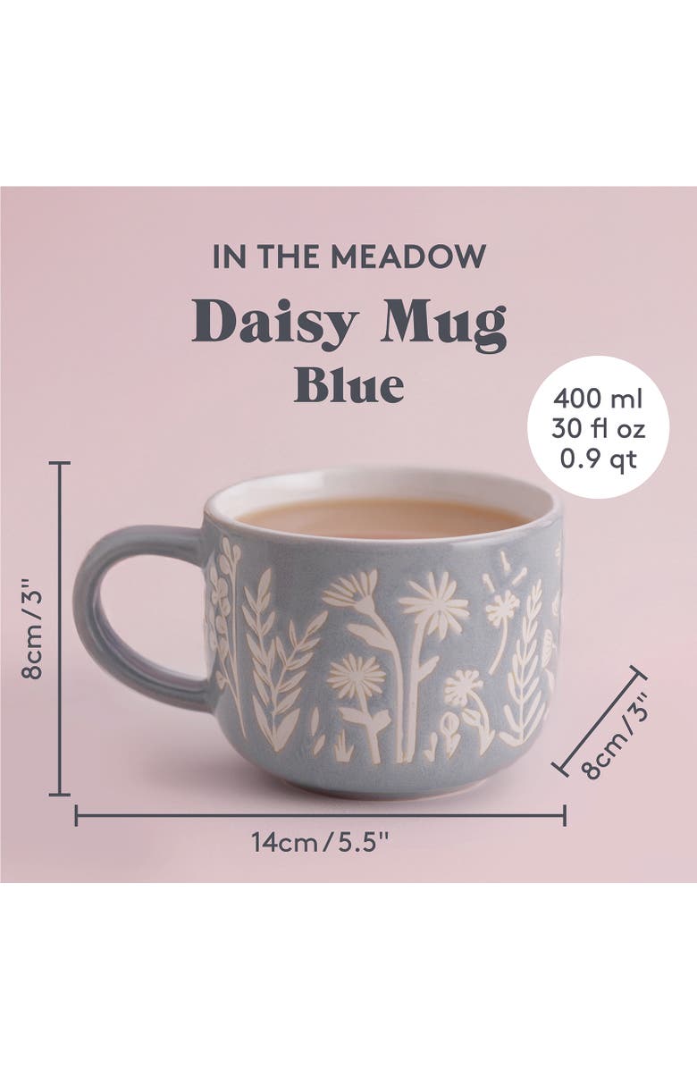 MASON CASH In The Meadow Blue Daisy Mug 13.5oz, Alternate, color, Blue