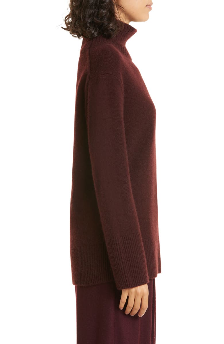 Vince Wool & Cashmere Turtleneck Tunic Sweater, Alternate, color, 