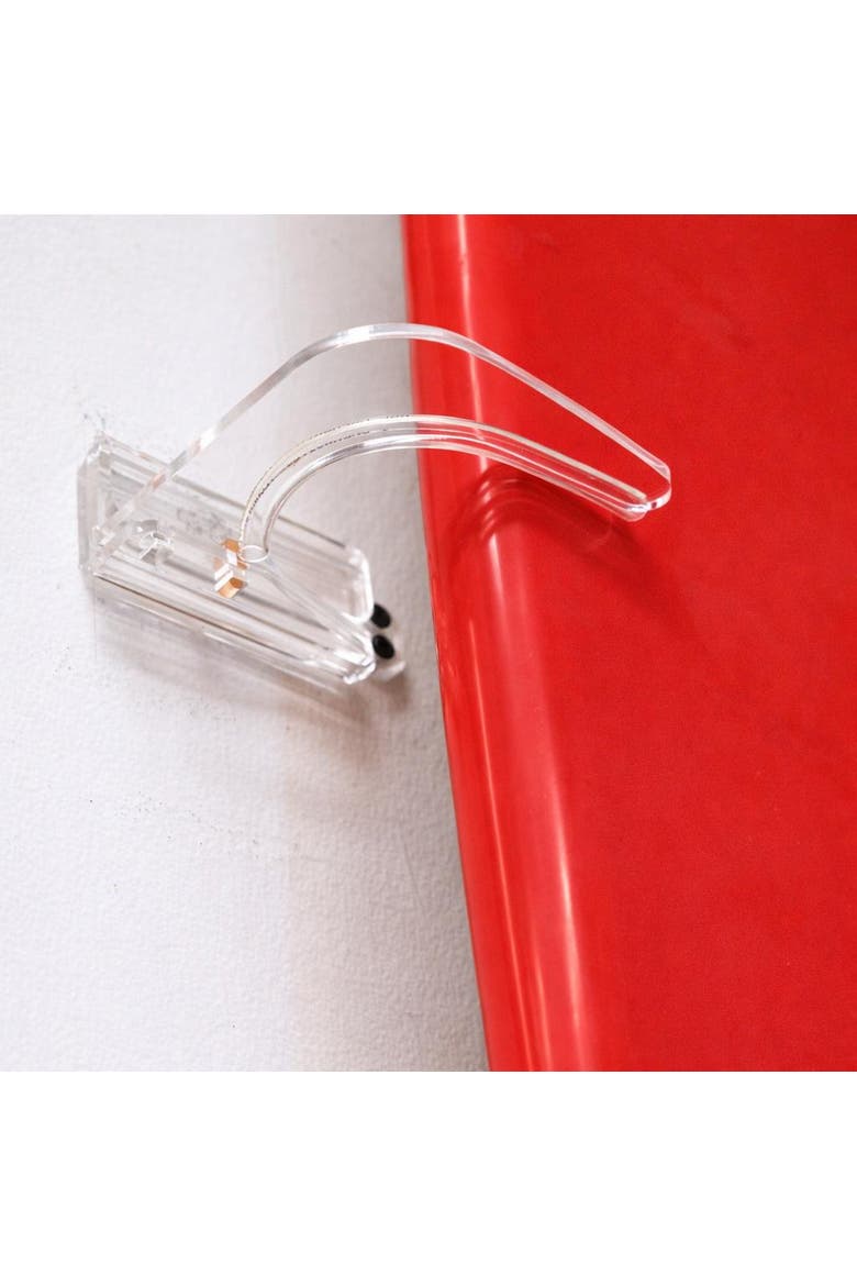 Maui Surfboard Display | Vertical Clear Rack | Holds 50 lbs, Alternate, color, Clear