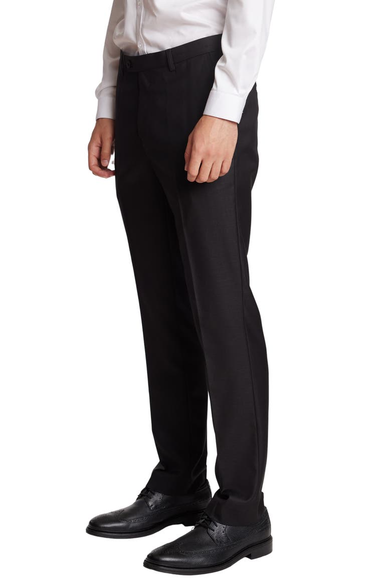 Modern Fit Downing Dress Pants, Alternate, color, SOFT BLACK SHARK