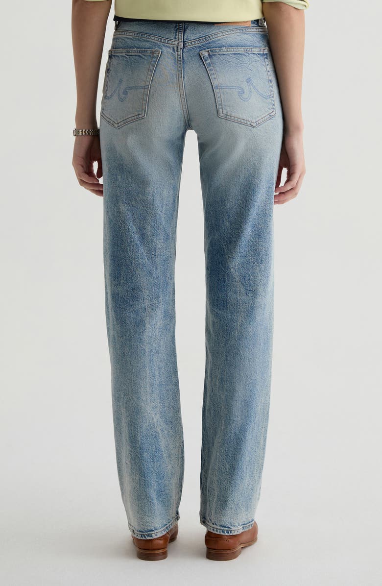 AG Sydney High Waist Relaxed Straight Leg Jeans, Alternate, color, 17 Years Forlorn